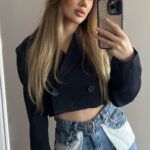 Sacou scurt Bleumarin