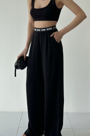 Pantaloni casual negri