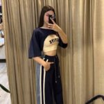 Trening 3 piese (tricou, bustiera și pantaloni)