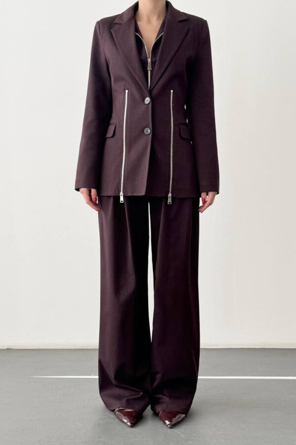 Costum Burgundy (Sacou+Pantaloni)
