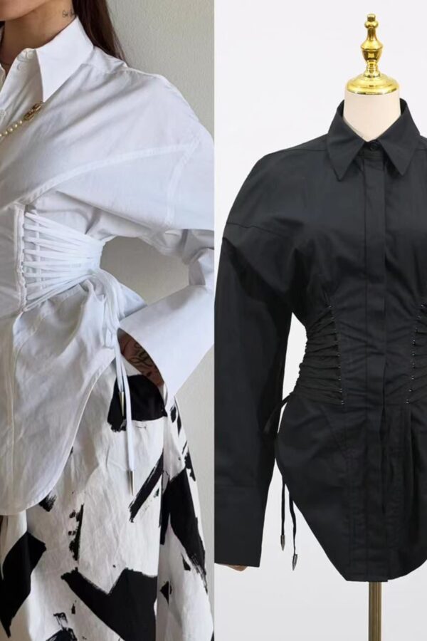 Cămașă casual dama cu siret