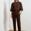 Pantaloni Clio (curea inclusă) conici
