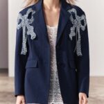 Sacou cu detalii din pietre